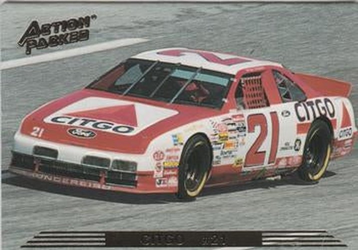 #117 Morgan Shepherd's Car - Wood Brothers Racing - 1993 Action Packed Racing