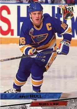 #117 Brett Hull - St. Louis Blues - 1993-94 Ultra Hockey