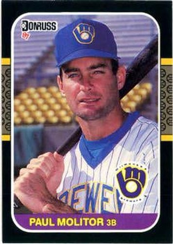 #117 Paul Molitor - Milwaukee Brewers - 1987 Donruss Baseball