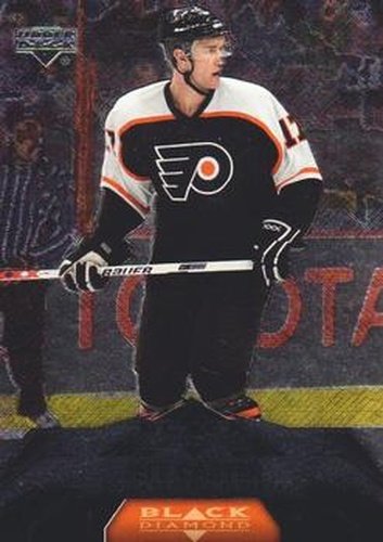 #117 Jeff Carter - Philadelphia Flyers - 2007-08 Upper Deck Black Diamond Hockey