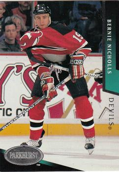 #117 Bernie Nicholls - New Jersey Devils - 1993-94 Parkhurst Hockey