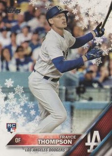 #HMW117 Trayce Thompson - Los Angeles Dodgers - 2016 Topps Holiday Baseball