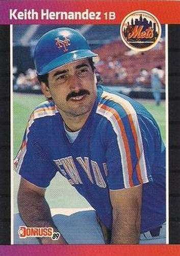 #117 Keith Hernandez - New York Mets - 1989 Donruss Baseball