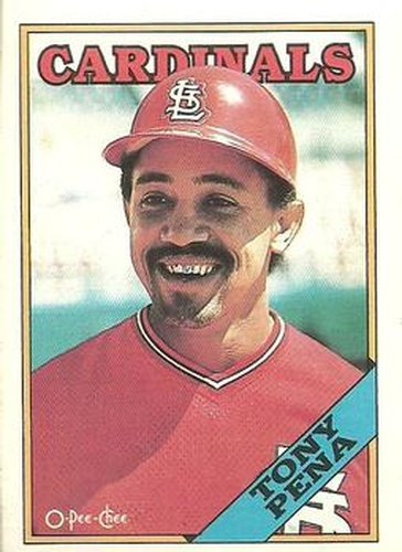 #117 Tony Pena - St. Louis Cardinals - 1988 O-Pee-Chee Baseball