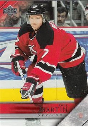 #117 Paul Martin - New Jersey Devils - 2005-06 Upper Deck Hockey