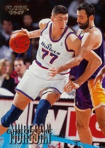 #117 Gheorghe Muresan - Washington Bullets - 1996-97 Fleer Basketball