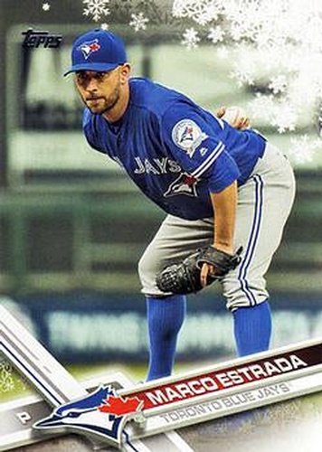 #HMW117 Marco Estrada - Toronto Blue Jays - 2017 Topps Holiday Baseball