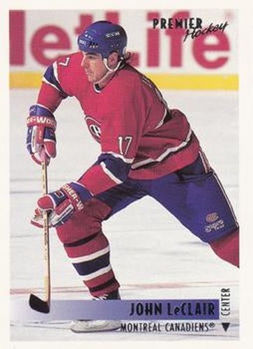 #117 John LeClair - Montreal Canadiens - 1994-95 O-Pee-Chee Premier Hockey