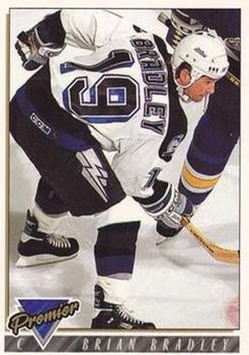 #117 Brian Bradley - Tampa Bay Lightning - 1993-94 Topps Premier Hockey
