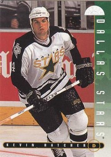 #117 Kevin Hatcher - Dallas Stars - 1995-96 Leaf Hockey