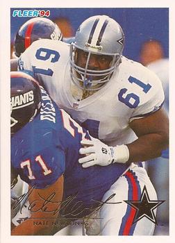 #117 Nate Newton - Dallas Cowboys - 1994 Fleer Football