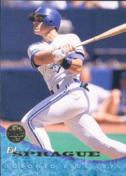 #117 Ed Sprague - Toronto Blue Jays - 1994 Leaf Baseball