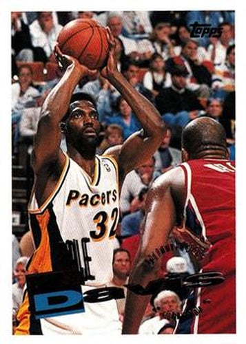 #117 Dale Davis - Indiana Pacers - 1995-96 Topps Basketball