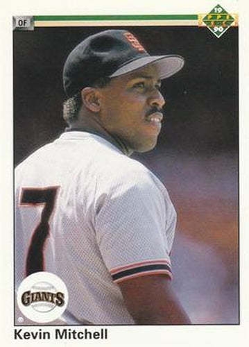 #117 Kevin Mitchell - San Francisco Giants - 1990 Upper Deck Baseball