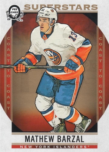#117 Mathew Barzal - New York Islanders - 2018-19 O-Pee-Chee Coast to Coast Hockey