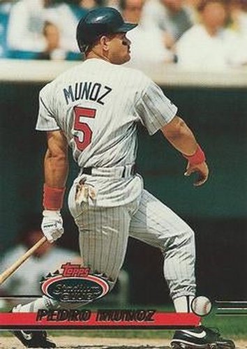 #117 Pedro Munoz - Minnesota Twins - 1993 Stadium Club Baseball