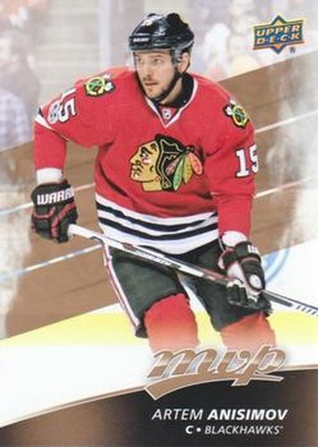 #117 Artem Anisimov - Chicago Blackhawks - 2017-18 Upper Deck MVP Hockey