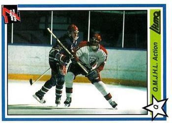 #117 QMJHL Action - 1990-91 7th Inning Sketch QMJHL Hockey