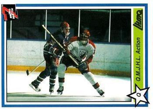 #117 QMJHL Action - 1990-91 7th Inning Sketch QMJHL Hockey