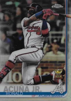 #117b Ronald Acuna Jr. - Atlanta Braves - 2019 Topps Chrome Baseball