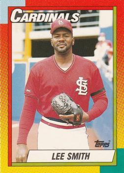 #118T Lee Smith - St. Louis Cardinals - 1990 Topps Traded Baseball