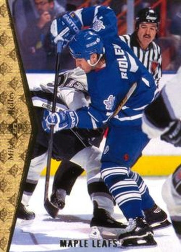 #118 Mike Ridley - Toronto Maple Leafs - 1994-95 SP Hockey