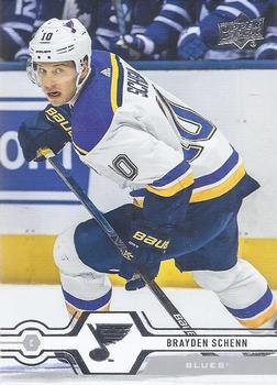 #118 Brayden Schenn - St. Louis Blues - 2019-20 Upper Deck Hockey