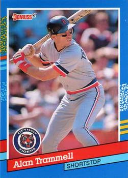 #118 Alan Trammell - Detroit Tigers - 1991 Donruss Baseball