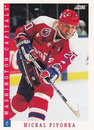 #118 Michal Pivonka - Washington Capitals - 1993-94 Score Canadian Hockey