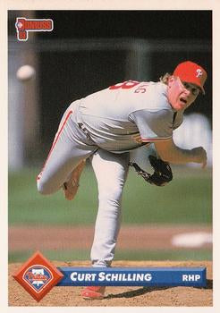 #118 Curt Schilling - Philadelphia Phillies - 1993 Donruss Baseball