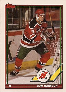 #118 Ken Daneyko - New Jersey Devils - 1991-92 Topps Hockey
