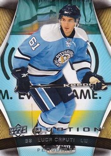 #118 Luca Caputi - Pittsburgh Penguins - 2009-10 Upper Deck Ovation Hockey