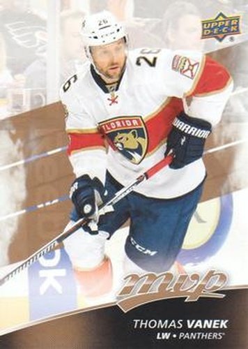 #118 Thomas Vanek - Florida Panthers - 2017-18 Upper Deck MVP Hockey