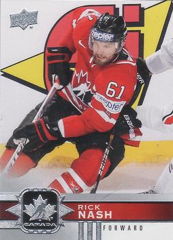 #118 Rick Nash - Canada - 2017-18 Upper Deck Canadian Tire Team Canada Hockey