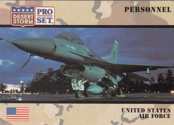 #118 United States Air Force - 1991 Pro Set Desert Storm