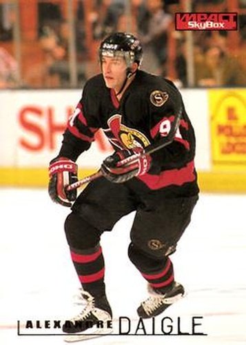 #118 Alexandre Daigle - Ottawa Senators - 1995-96 SkyBox Impact Hockey