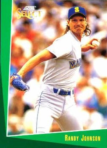 #118 Randy Johnson - Seattle Mariners - 1993 Select Baseball