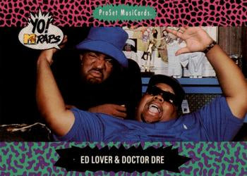 #118 Doctor Dré and Ed Lover - 1991 Pro Set Yo! MTV Raps
