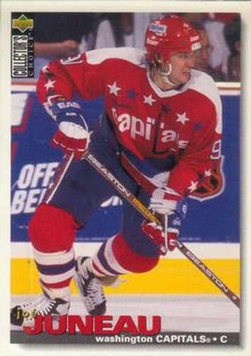 #118 Joe Juneau - Washington Capitals - 1995-96 Collector's Choice Hockey
