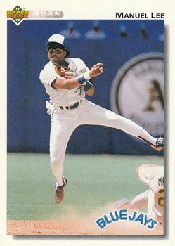 #118 Manuel Lee - Toronto Blue Jays - 1992 Upper Deck Baseball