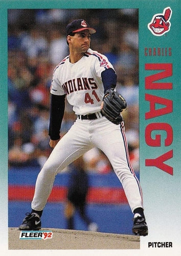 #118 Charles Nagy - Cleveland Indians - 1992 Fleer Baseball