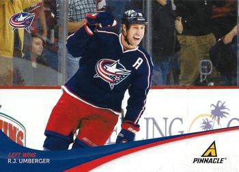 #118 R.J. Umberger - Columbus Blue Jackets - 2011-12 Panini Pinnacle Hockey