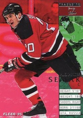 #118 Alexander Semak - New Jersey Devils - 1994-95 Fleer Hockey