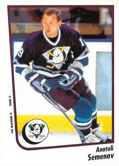 #118 Anatoli Semenov - Anaheim Mighty Ducks - 1994-95 Panini Hockey Stickers