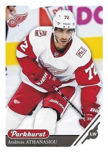 #118 Andreas Athanasiou - Detroit Red Wings - 2018-19 Parkhurst Hockey