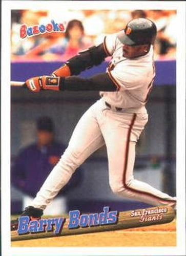 #118 Barry Bonds - San Francisco Giants - 1996 Bazooka Baseball