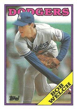 #118 Bob Welch - Los Angeles Dodgers - 1988 Topps Baseball