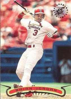 #118 Brian Jordan - St. Louis Cardinals - 1996 Stadium Club Baseball