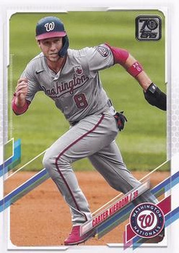 #118 Carter Kieboom - Washington Nationals - 2021 Topps Baseball