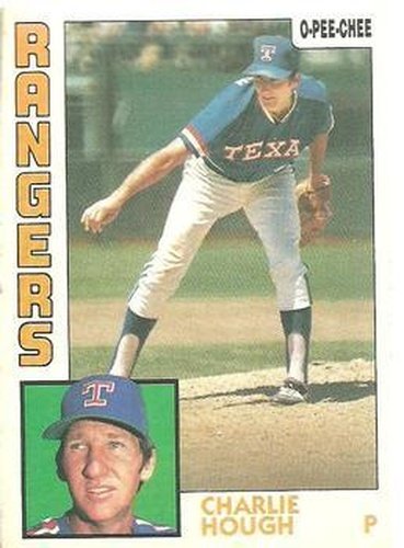 #118 Charlie Hough - Texas Rangers - 1984 O-Pee-Chee Baseball